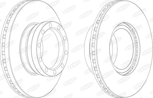 Beral BCR143A - Kočioni disk www.parts5.com