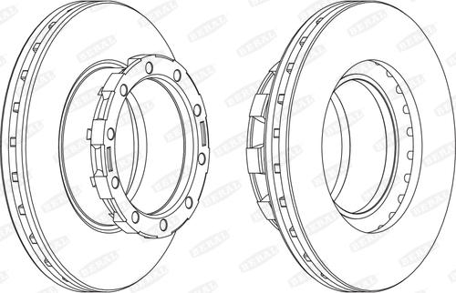 Beral BCR168A - Brake Disc www.parts5.com