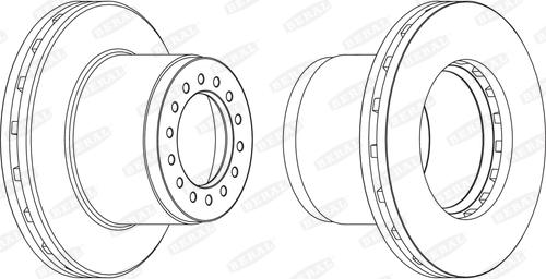 Beral BCR189A - Спирачен диск www.parts5.com