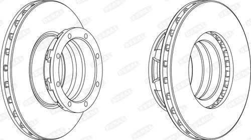 Beral BCR188A - Tarcza hamulcowa www.parts5.com