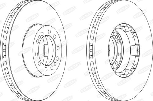 Beral BCR134A - Zavorni kolut www.parts5.com