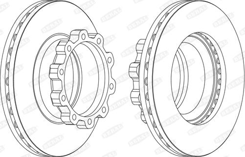 Beral BCR170A - Disco de freno www.parts5.com