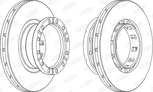 Beral BCR318A - Disc frana www.parts5.com