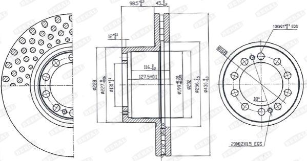 Beral BCR323A - Bremsscheibe www.parts5.com