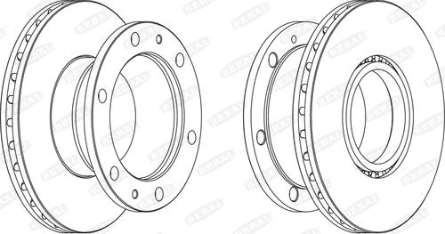 Beral BCR322A - Тормозной диск www.parts5.com