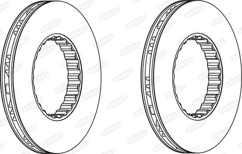 Beral BCR259A - Brzdový kotouč www.parts5.com