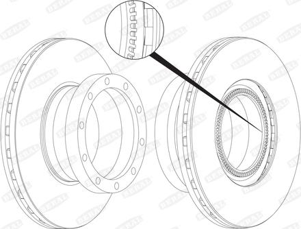 Beral BCR258A - Brake Disc www.parts5.com