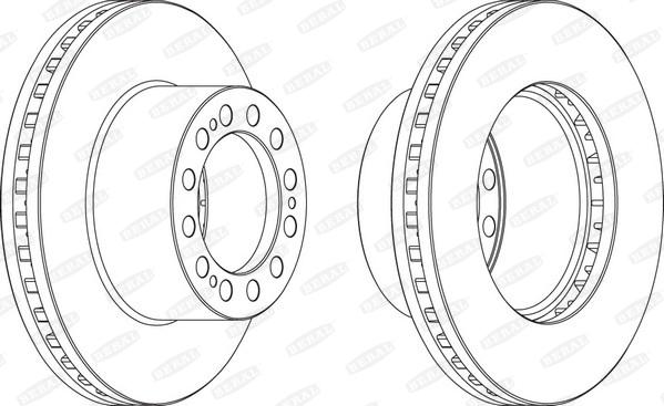 Beral BCR204A - Brake Disc www.parts5.com