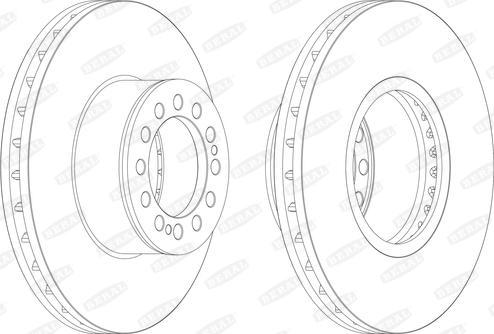 Beral BCR214A - Zavorni kolut parts5.com