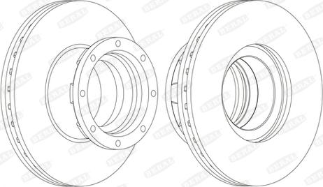 Beral BCR216A - Tarcza hamulcowa www.parts5.com