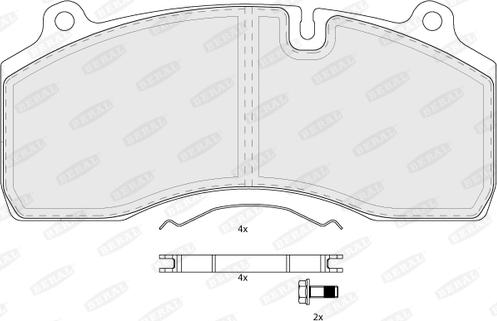 Beral BCV29181TK - Set placute frana,frana disc www.parts5.com