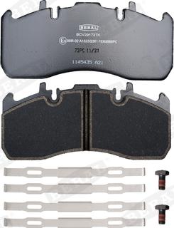 Beral BCV29173TK - Brake Pad Set, disc brake www.parts5.com