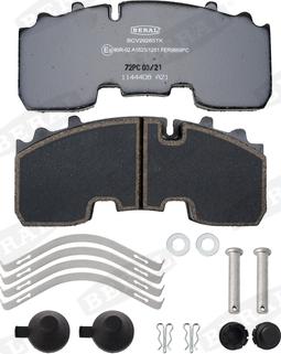 Beral BCV29265TK - Brake Pad Set, disc brake parts5.com