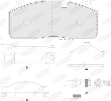 Beral BCV29274TK - Brake Pad Set, disc brake www.parts5.com