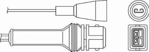 BorgWarner (BERU) OZH003 - Lambda Sensor www.parts5.com