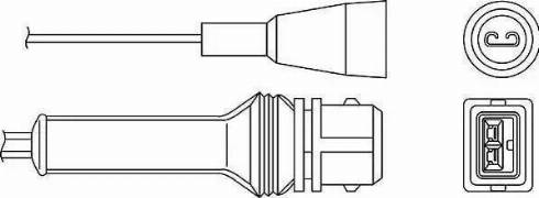 BorgWarner (BERU) OZH037 - Lambdaszonda www.parts5.com