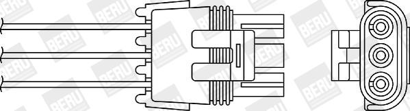 BERU by DRiV OZH033 - Lambda sonda www.parts5.com