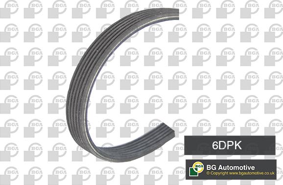 BGA 6DPK1841 - Correa trapecial poli V www.parts5.com