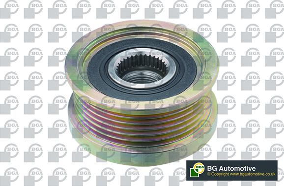 BGA DC9509 - Pulley, alternator, freewheel clutch www.parts5.com