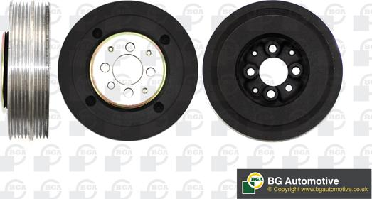 BGA DP0395 - Belt Pulley, crankshaft www.parts5.com