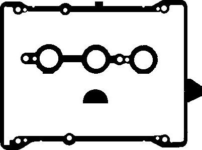 BGA RK6370 - Zestaw uszczelek, pokrywa głowicy cylindra www.parts5.com