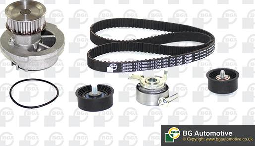 BGA TB9500CPK-1 - Vízpumpa + fogasszíj készlet www.parts5.com