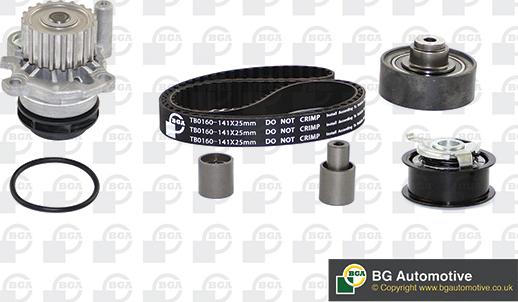 BGA TB0160CPK - Water Pump & Timing Belt Set www.parts5.com