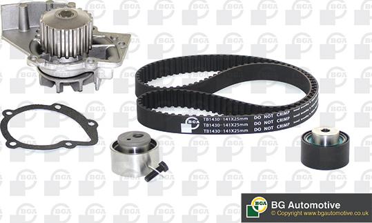 BGA TB1430CPK - Αντλία νερού + σετ οδοντωτού ιμάντα www.parts5.com