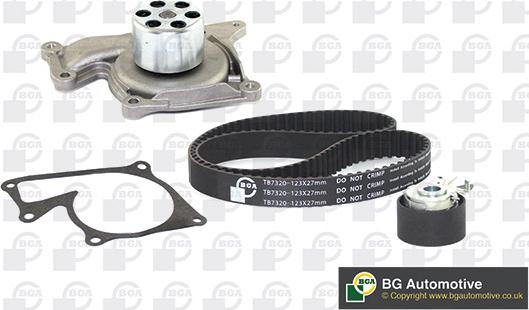 BGA TB7320CPK-2 - Water Pump & Timing Belt Set parts5.com