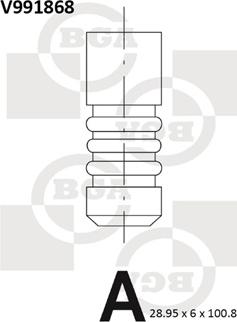 BGA V991868 - Kipufogószelep www.parts5.com