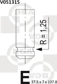 BGA V051315 - Sací ventil www.parts5.com