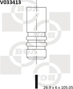 BGA V033413 - Sací ventil www.parts5.com