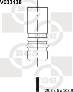 BGA V033438 - Βαλβίδα εξαγωγής www.parts5.com