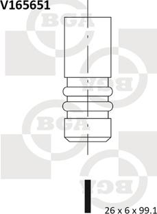 BGA V165651 - Egzoz valfi www.parts5.com