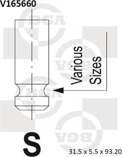 BGA V165660 - Ulazni ventil www.parts5.com