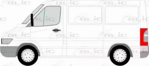 BLIC 6505043546703P - Rear Panel www.parts5.com