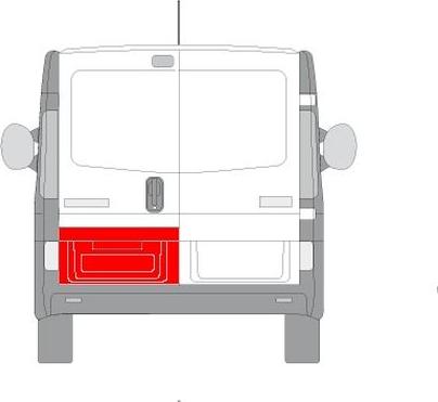 BLIC 6016-00-6061151P - Obloga na vratih www.parts5.com