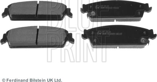 Blue Print ADA104251 - Brake Pad Set, disc brake www.parts5.com