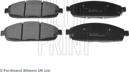 Blue Print ADA104219 - Тормозные колодки, дисковые, комплект www.parts5.com