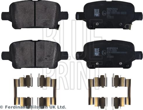 Blue Print ADBP420014 - Brake Pad Set, disc brake www.parts5.com