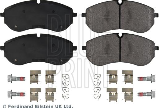 Blue Print ADBP420037 - Piduriklotsi komplekt,ketaspidur parts5.com