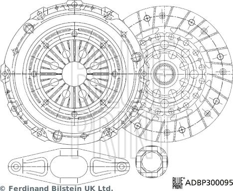 Blue Print ADBP300095 - Clutch Kit parts5.com