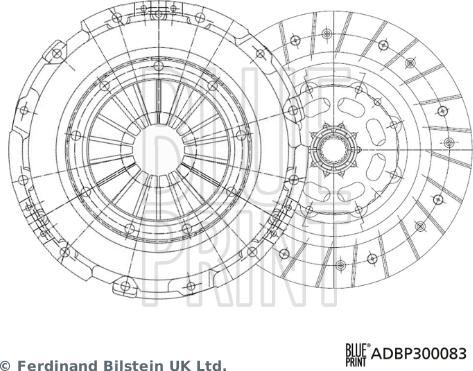 Blue Print ADBP300083 - Clutch Kit parts5.com