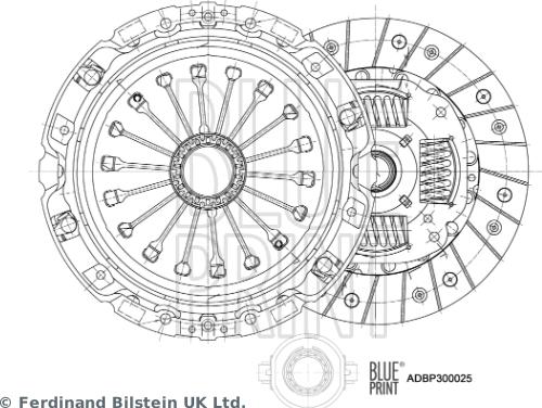 Blue Print ADBP300025 - Clutch Kit www.parts5.com