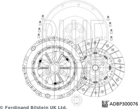 Blue Print ADBP300076 - Clutch Kit www.parts5.com