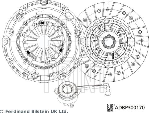 Blue Print ADBP300170 - Clutch Kit www.parts5.com