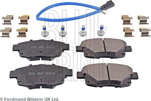 Blue Print ADF124221 - Sada brzdových destiček, kotoučová brzda www.parts5.com