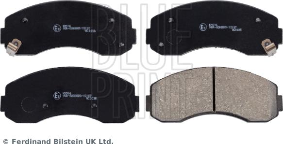 Blue Print ADG04293 - Brake Pad Set, disc brake www.parts5.com