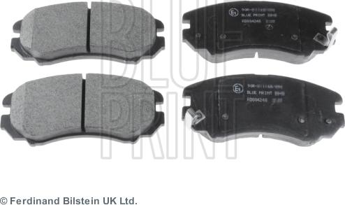 Blue Print ADG04248 - Sada brzdových destiček, kotoučová brzda www.parts5.com