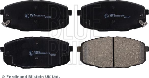 Blue Print ADG04261 - Brake Pad Set, disc brake www.parts5.com